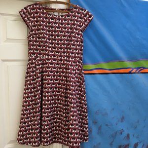 Mata Traders fit & flare cotton dress, medium